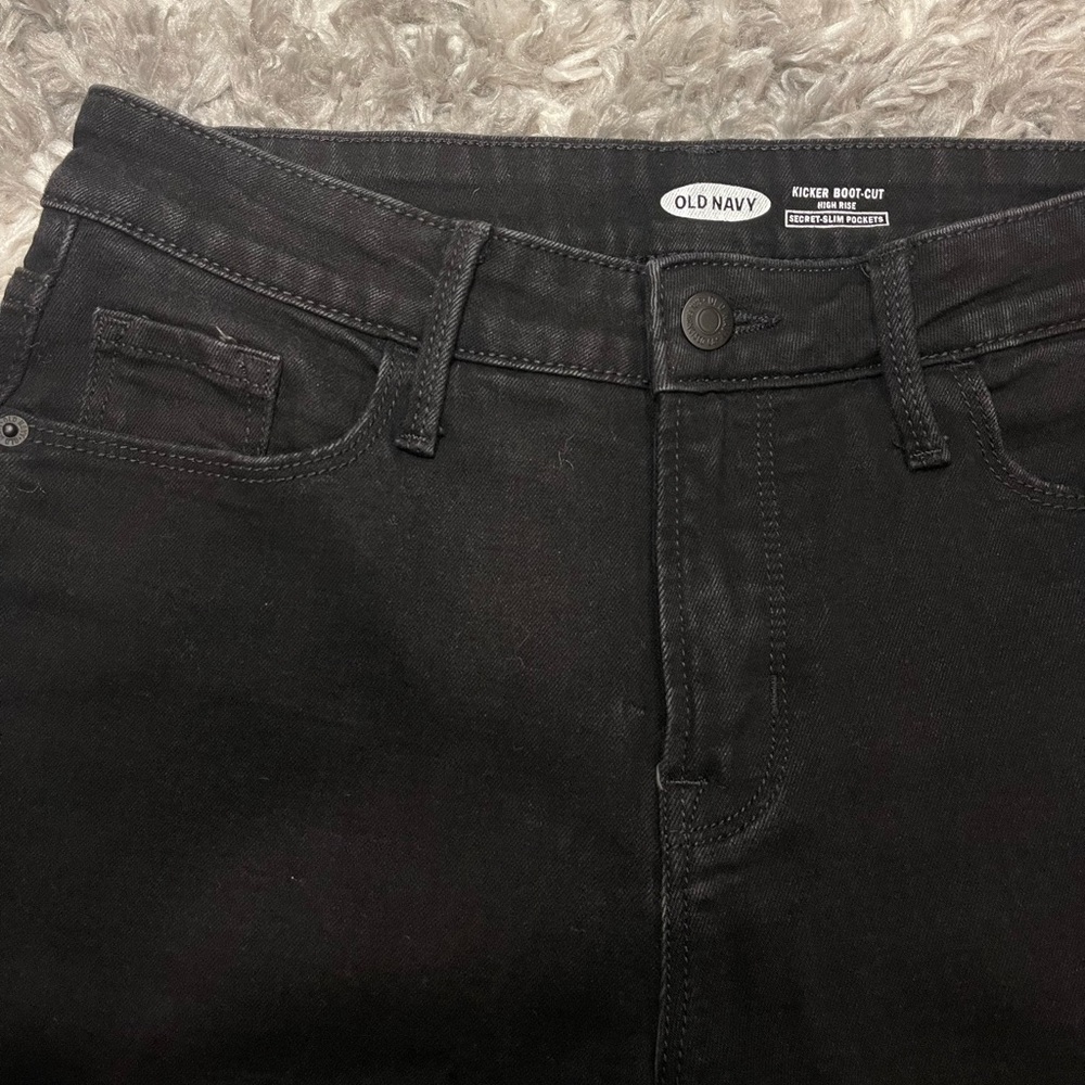 Old Navy Kicker Boot Cute High-Rise Jeans - Picture 2 of 4